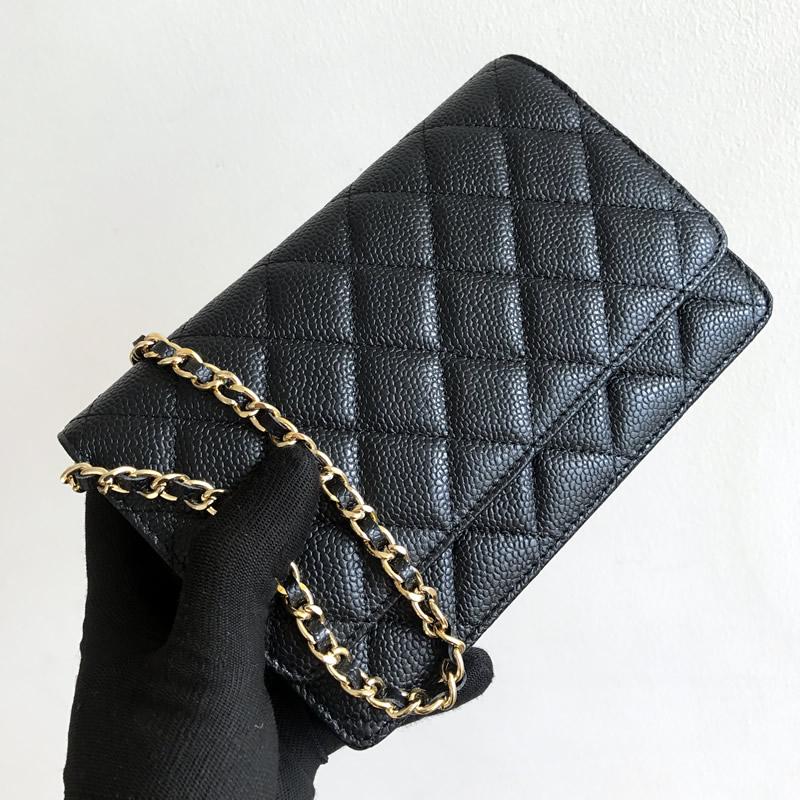 

Woc Fashion Simple Small Square Bag Women's Designer High Quality Real Leather Chain Mobile Phone Shoulder Handbags Evening Bags