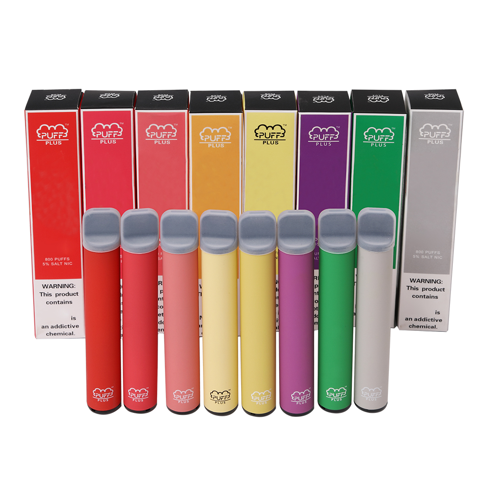 

PUFF puls Disposable Device 800+ Puffs 20 Colors Bar Xtra E Cigarette Vape Pen