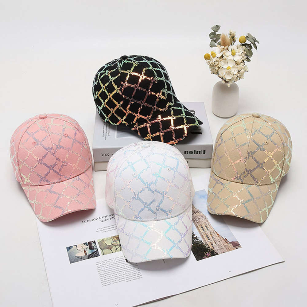 

Sun hat fashion Sequin hat in spring and summer, Blue;gray