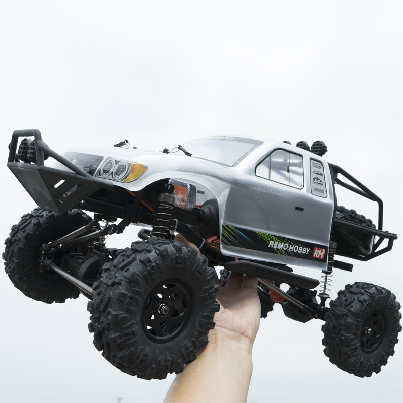 

High Speed 1/10 2.4G 4WD Waterproof Brushed Climbing Off-Road Rock Crawler Trail Rigs Truck Bigfoot Large Remote Control Cars