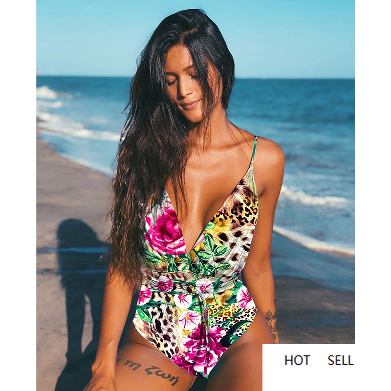 

Sexy One Piece Swimsuit Female Backless Bodysuit Brazilian Monokini Swimwear Women Bathing Suit Swimming Beach Wear