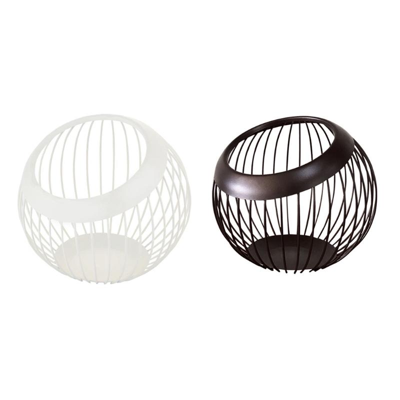 

Storage Baskets Nordic Iron Wire Fruit Basket Modern Bowl Vegetable Kitchen