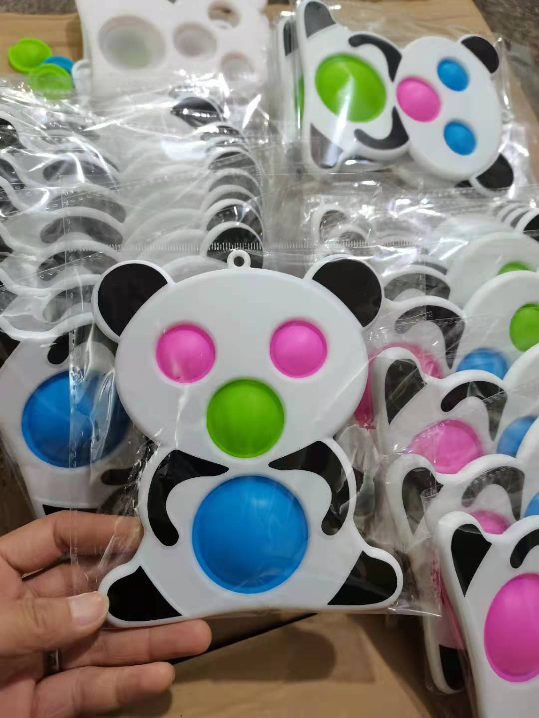 

New Push Bubble Keychain Fidget Sensory Toys for Kids Adults Anti Stress and Anxiety Toy Squeeze Autism Special Needs Reliever