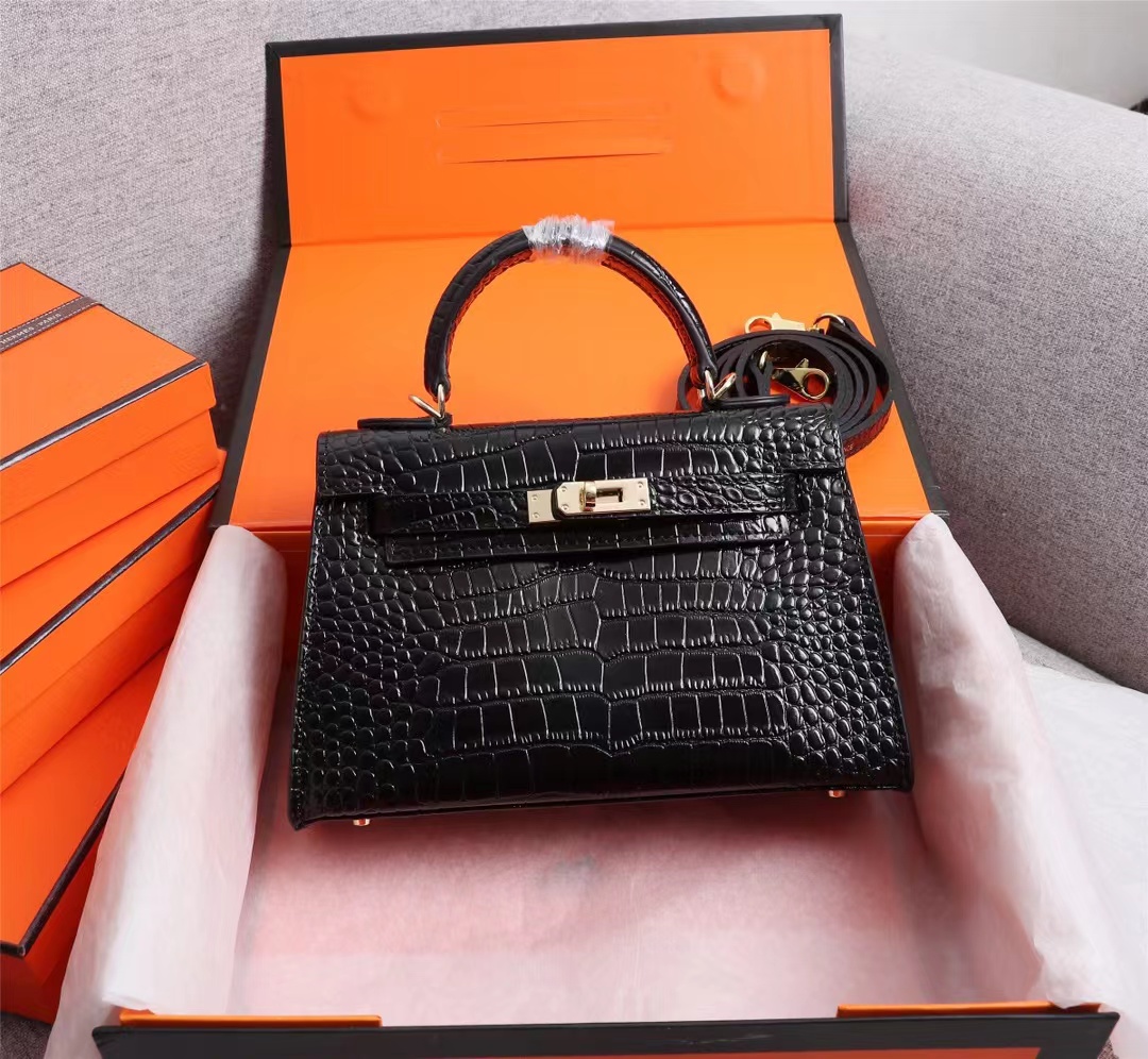 

Fashion Saddle Bags Ladies Handbag 5A+ Platinum Shoulder Bag Leather Crocodile Pattern Handbags High Quality With Shoulder Strap and Box