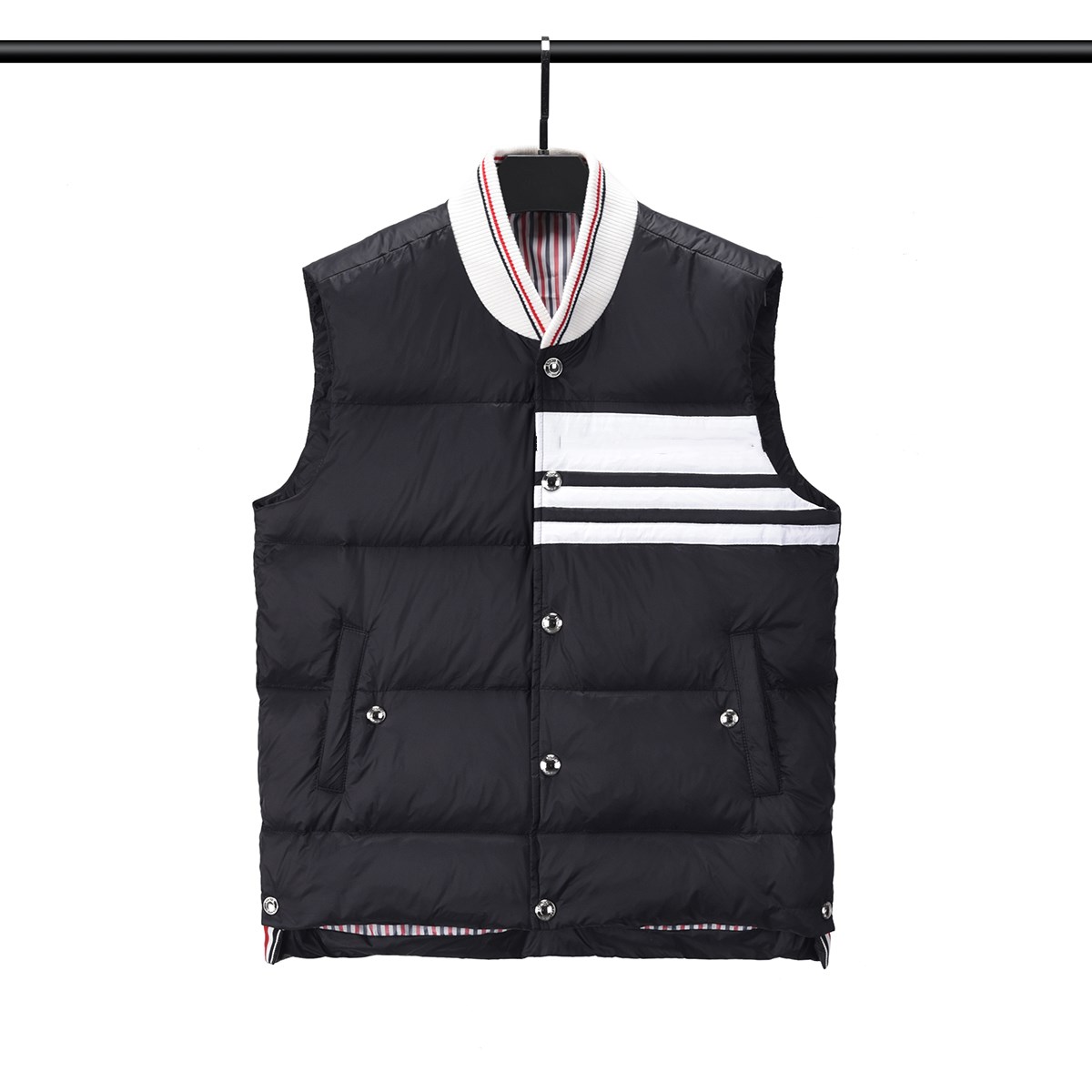 Men's down vest winter new casual short warmth male and female couples sleeveless stand-up collar coat#