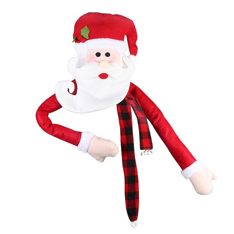 

Christmas Decorations Year Dinner Party Home Large Snowman Tree Outdoor With Scarf Hat Hanging