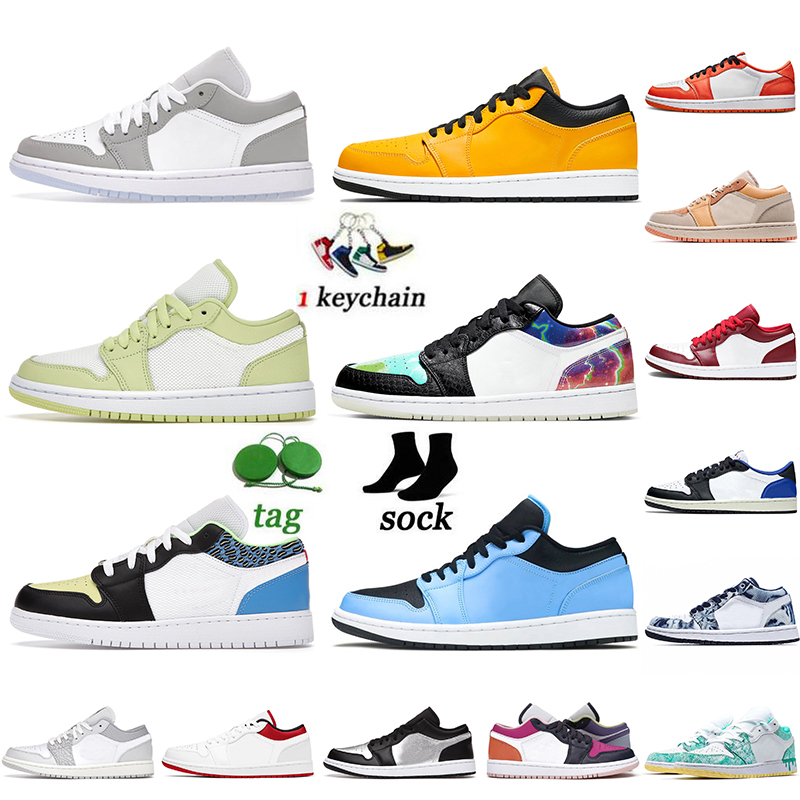 

Retro 1 Mens Basketball Shoes Air Jordan 1s Low Travis Scott Sports Trainers Brooklyn Art University Blue Black Nik Jorden Limelight Galaxy Sneakers Size 36-46, #10 low atomic orange 36-46