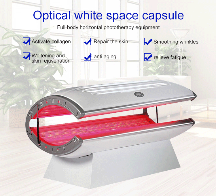 Lying Photodynamic Full Body Collagen bed Skin whitening Firming and Lifting Beauty Machine Led red light therapy physiotherapy device for salon-image-725107423