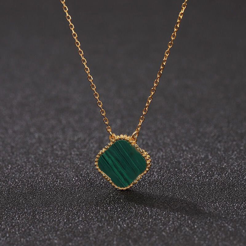 

Elegant 4/Four Leaf Clover Necklaces Pendants Mother-of-Pearl Stainless Steel Plated 18K for Women&Girls Engagement designer jewelry Gift Top Quality van