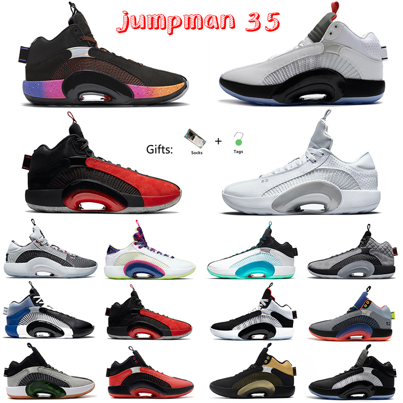 

35 35S mens retro basketball shoes Bayou Boys Chinese New Year Bred Center of Gravity Clot DNA Dynasties Fire Red Fragment men trainers sports sneakers 40-46, Pay for box