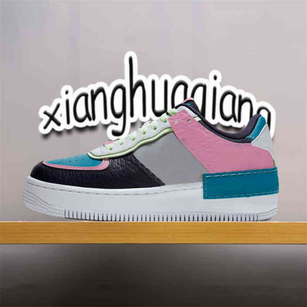2022 Discount Men Women Flyline Running Shoes Classical All White Black Gray Low High Cut One Airforce 1s University Outdoor Trainers Sneakers 014