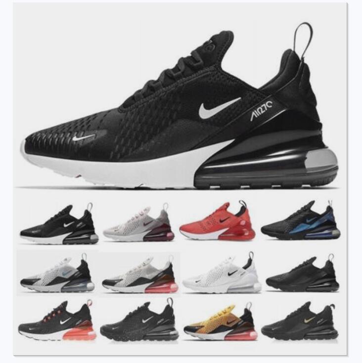 

Airs 2021 MAX 270 Photo Blue Mens Women Runnings Shoes Triple shoe maxes University air Olive Volt Habanero 27C Flair 270s Sneakers 36-45, Black