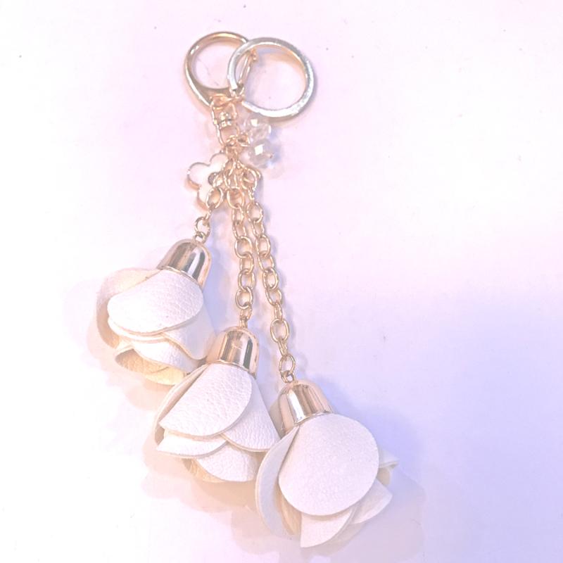 

Keychains Fashion Leather Crystal Keychain/llaveros De Cuero/2021 Bag Accessories/accessory Charms/chaveiro/porte Clef/trinket For Keys