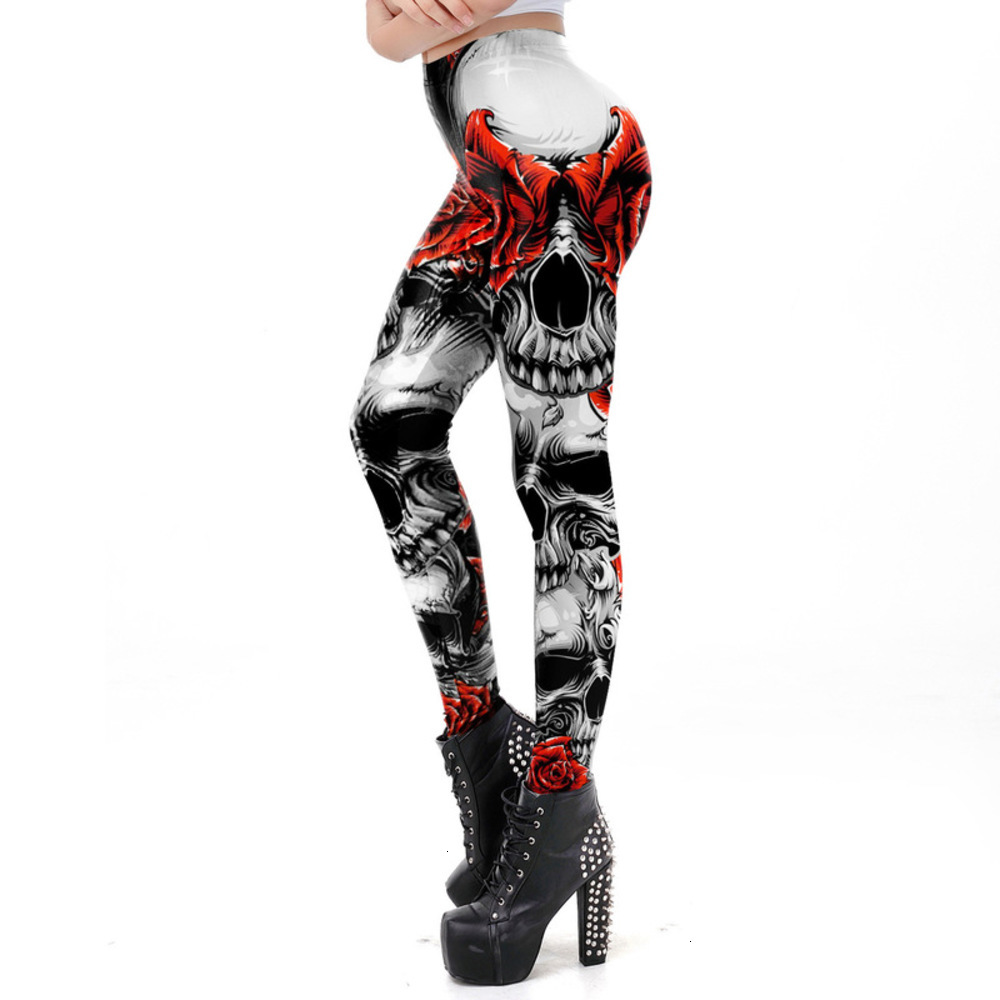 A Women Leggings Halloween 3D digital printing 2021 high-end atmosphere fashion trend avant-garde sexy