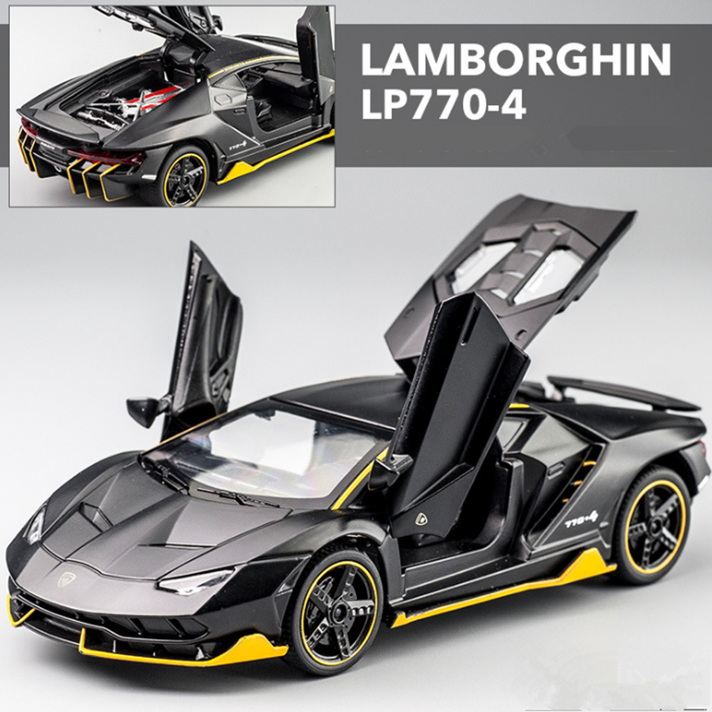 

Lamborghini LP770 Alloy Car Model Simulation1:32 Toy Decoration Gift