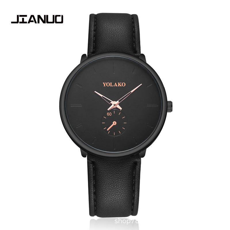

Wristwatches 2021 Fashion Men's Quartz Watch Classic Leather Belt Wristwatch Luxury Business Watches For Men Male Clock Relogio Masculino, Slivery;brown