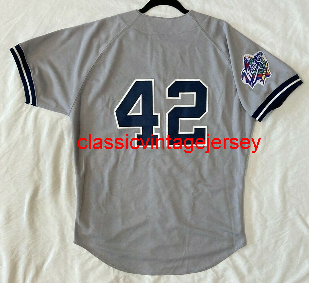 

Men Women kids MARIANO RIVERA 1998 JERSEY Embroidery New Baseball Jerseys, Grey