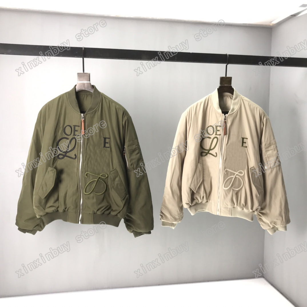 

21ss mens designers Flight Jackets letter Jacquard Christian Graffiti Embroidery clothes streetwear Coats Outerwear Hooded men Clothing Cotton black green, L01