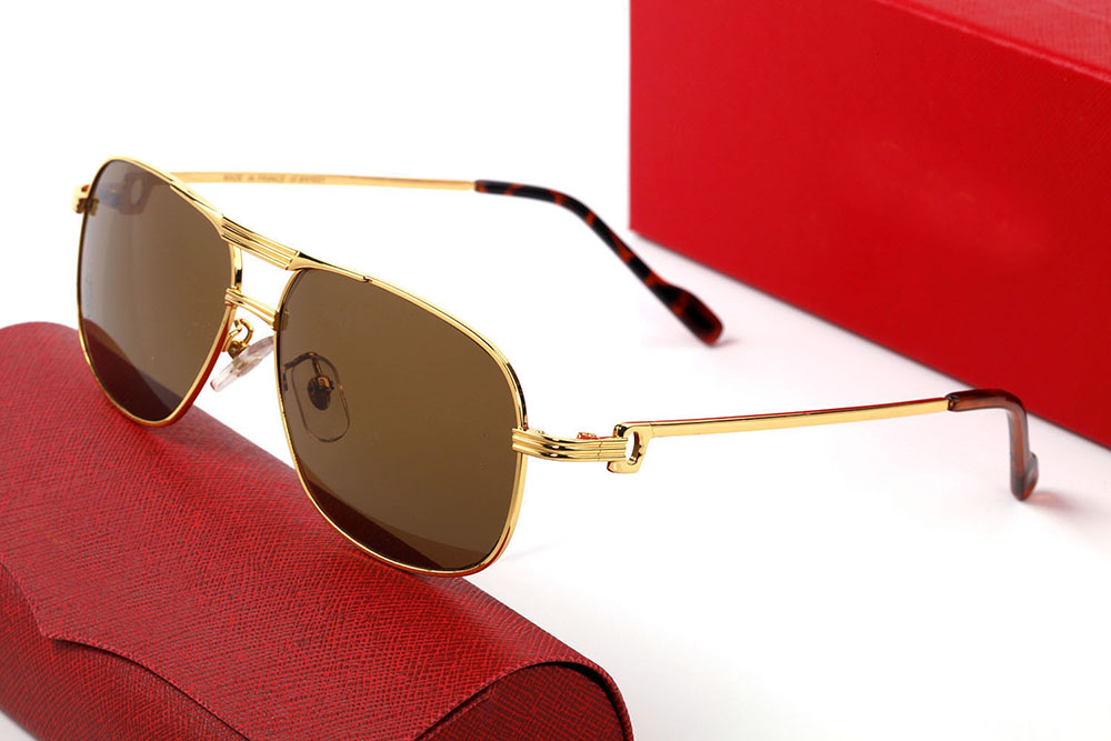 

retro Sunglasses Frames eyewear accessories Oval Full clear gold eyeglass Men women luxury designer eye legs double nose bri