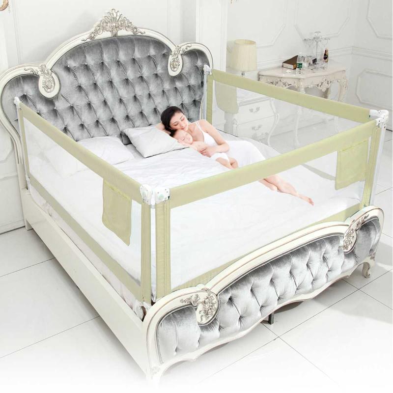 

Bedding Sets CE Certification 1.5-2m Born Baby Safety Fence Guard Adjustable Bed Rail Infant Pocket Playpen Kids Guardrail