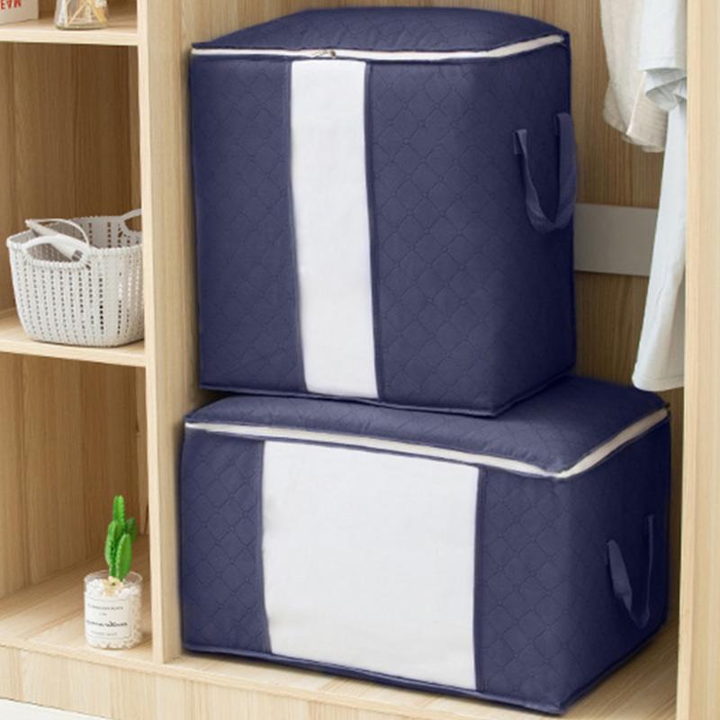 

Clothing & Wardrobe Storage Folding Bag For Clothes Blanket Non Woven Fabric Pillow Quilt Organizer Large Capacity Case
