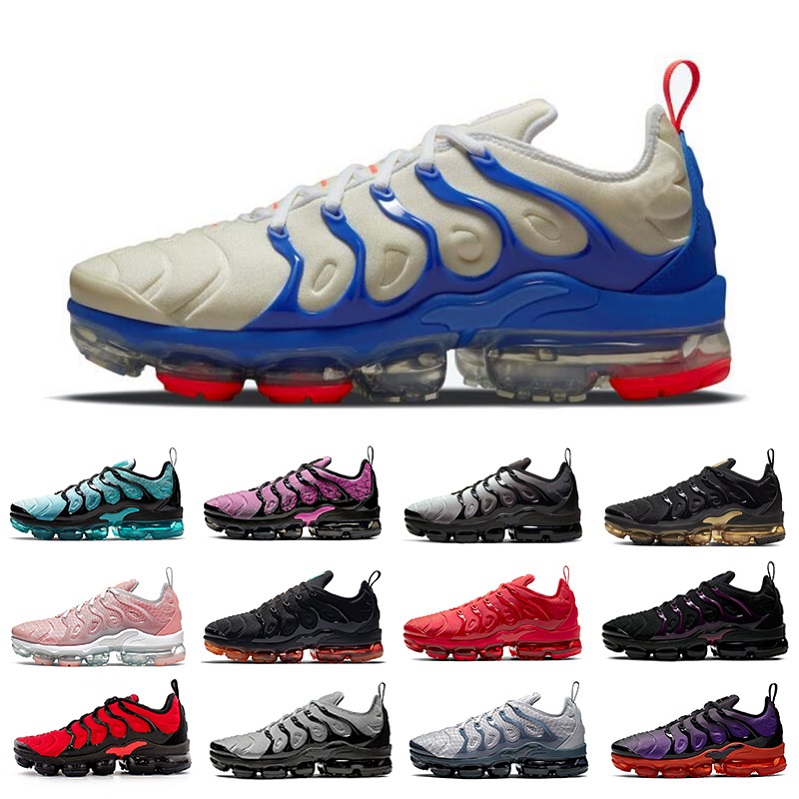 

USA knit tn plus Mens running shoes Neon Triple Red Black Grey Tones men women trainers sports sneakers Chaussures Zapatos 36-47 Fresh Atlanta worldwide Bubblegum, Color#2