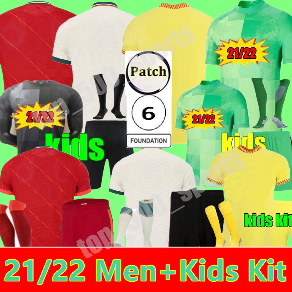 

2021 2022 soccer jerseys home Away 3rd 21 22 club football shirt ladys child Camisa de futebol adult gk goalkeeper Black Green jersey Men kids kit camiseta uniforms, 3rd+league patch adult