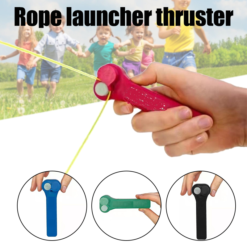 

Rope Launcher Propeller Zip String Fidget Toys Sensory Stress Relieve Toy Autism Anti Stress Plastic Bellows for Children Squeeze Gifts