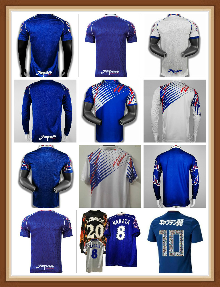 

1998 1999 2000 2001 2006 Japan retro soccer jerseys NANAMI NAKAYAMA ONO NAKATA NAKAMURA OGASAWARA NAKAZAWA ENDO Classic Vintage football Spo, Multi