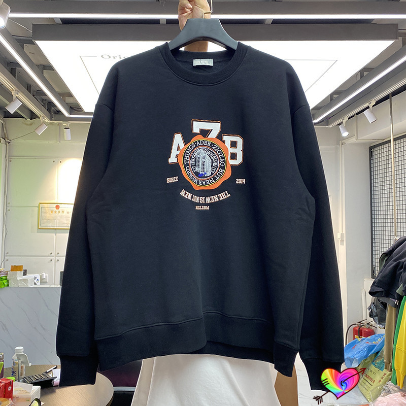 

Sweatshirts 2021FW Men Women High Quality Embroidered Hoodie Blue Fleece Crewneck