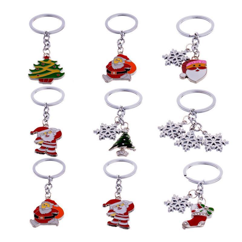 

Christmas Decorations Mini Tree Design Pendant Car Key Chain Handbag Keychain Trinket Souvenir Gift For Ring Wallet Bag