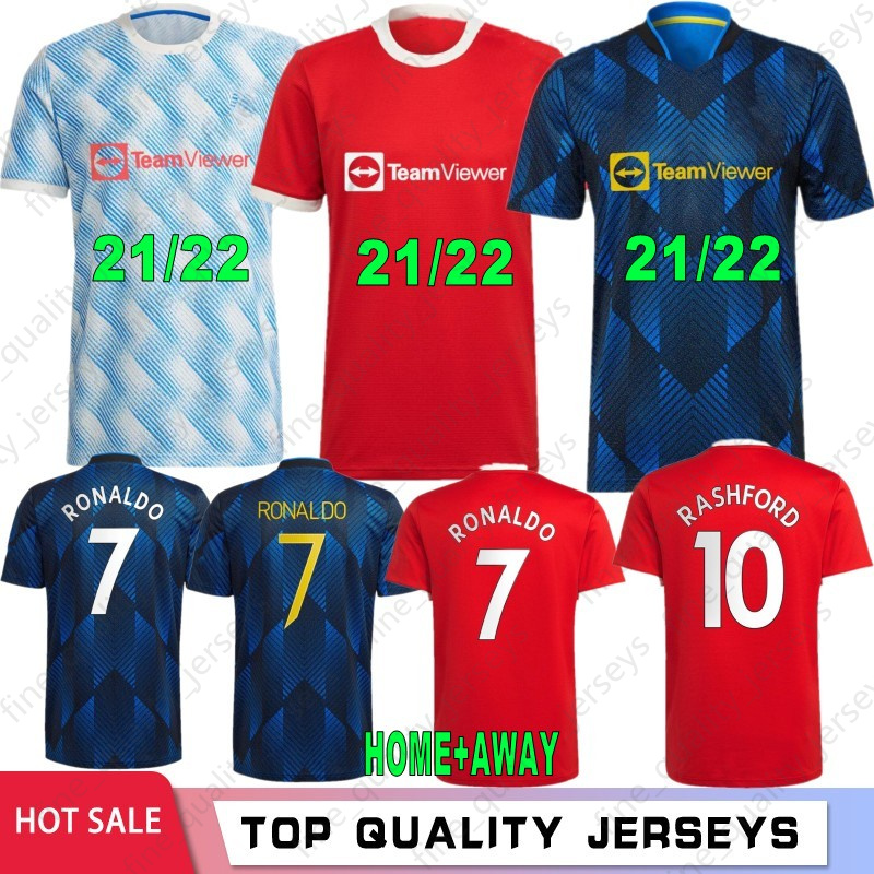 

21 22 R O N A  D O SANCHO SHAW Soccer Jerseys Man BRUNO POGBA FERNANDES VARANE MARTIAL UTD RASHFORD Football Shirt 2021 2022 Men+ Kids Kit, Men manliann