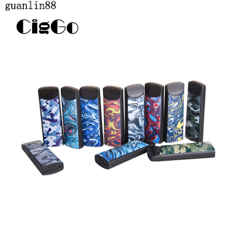 

Original Ciggo Hipuff S Disposable Vape Pen 1.0ml Refillable Cotton Ceramic Coil 280mAh Thick Oil Pod Device Closed Up System