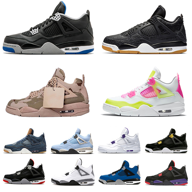 

2022 4s Basketball Shoes Camo Things White Oreo Veterans Day University Blue Toro Bravo Thunder Taupe Haze Tattoo Singles Day men women trainers sports shoe, Deep brown