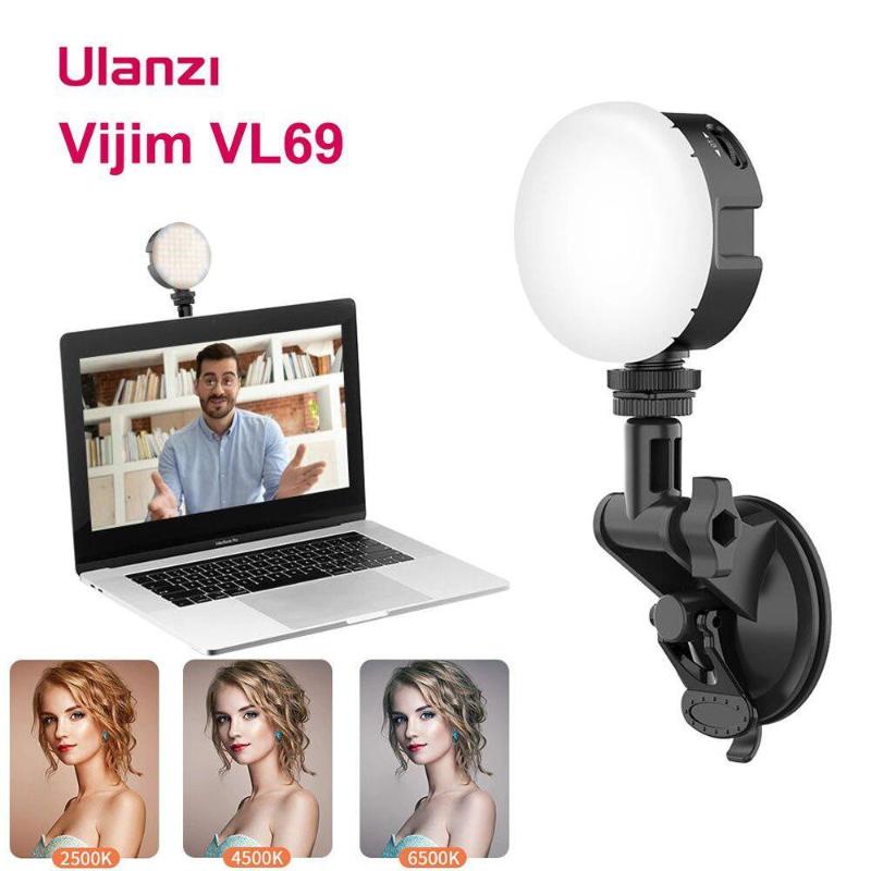 

Ulanzi VIJIM VL69 Soft Light 2500K-6500k Adjustable Led Video With Suction Cup Diffuser Online Meeting Laptop Kit Flash Heads