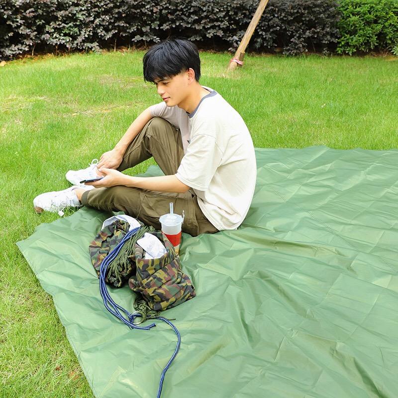 

Outdoor Pads Camping Rain-proof Cloth Tent Hexagonal Mat Moisture-proof Dinner And Play 2021 Style