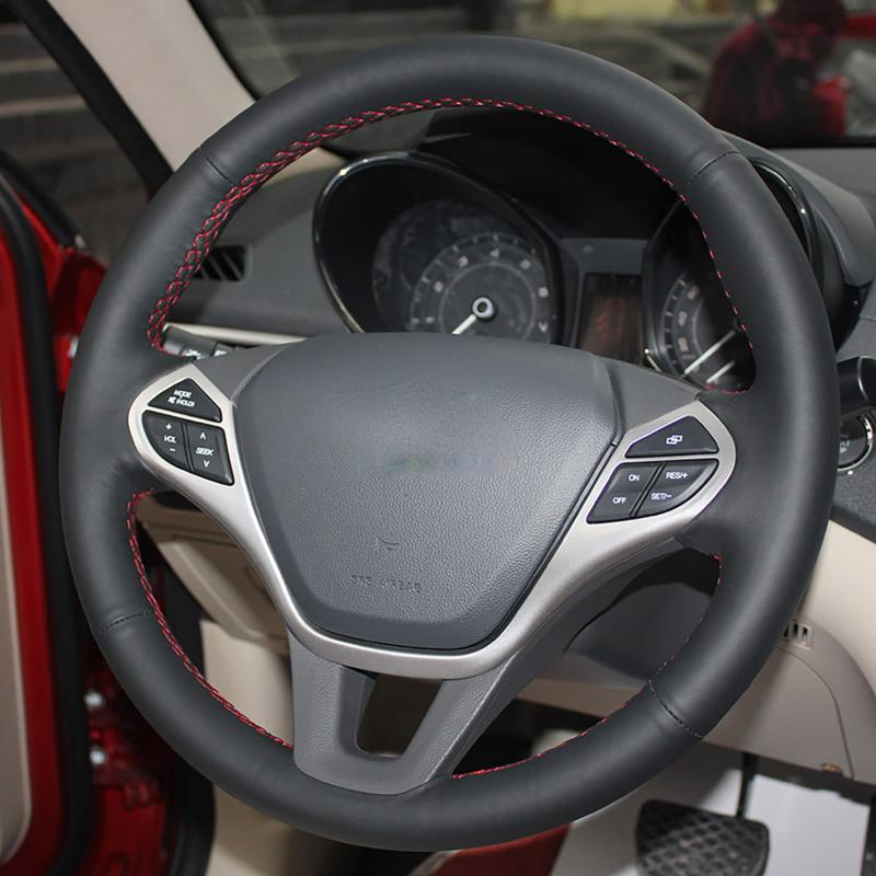 

Steering Wheel Covers Hand-stitched Car Case For Chery Arrizo 7 M16 Cover