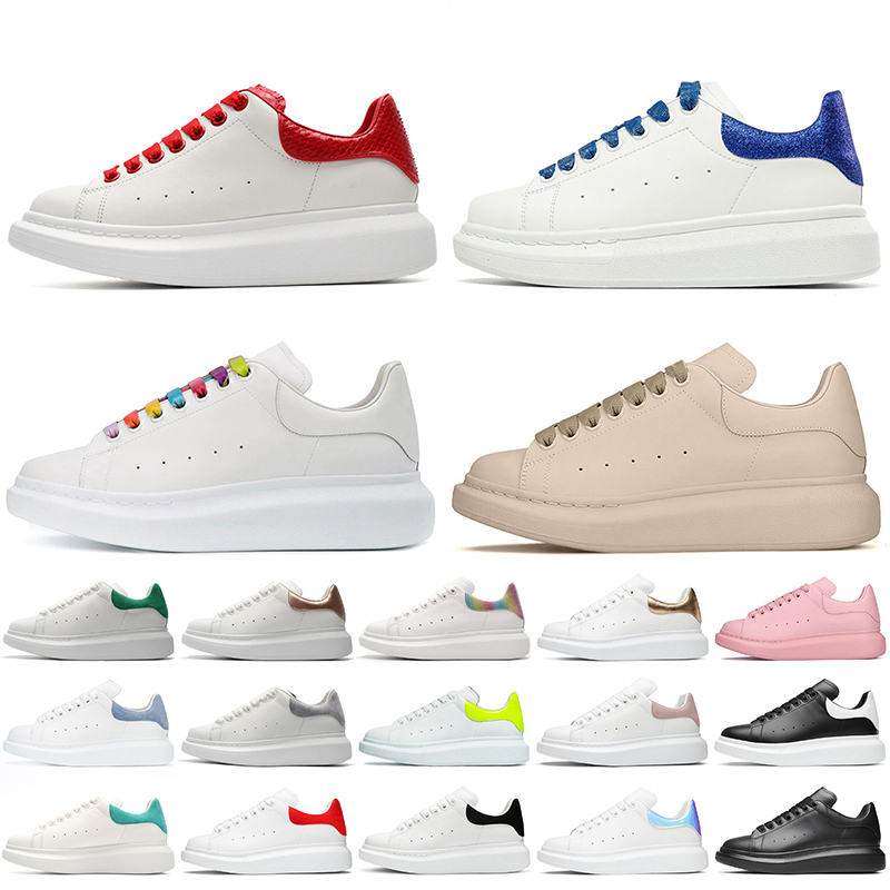 

Top Fashion Sports Sneakers Women Mens Shoes White Black Green Red Beige Platform ACE Flat 3m Reflective Luxurys Designers Shoe
