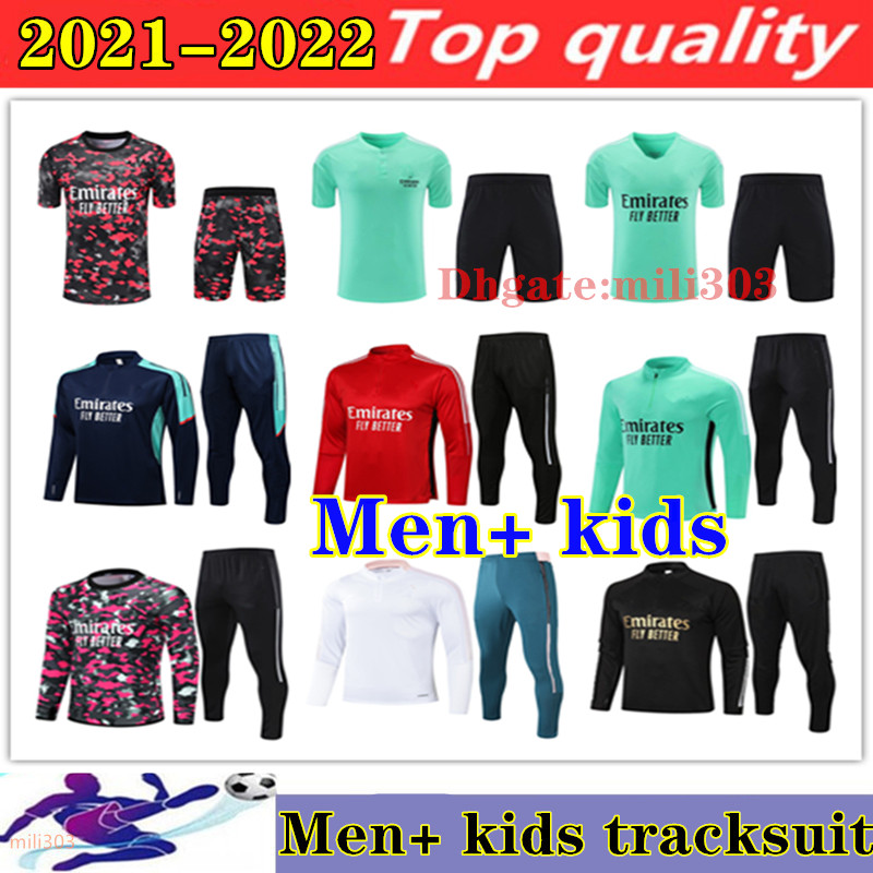 

21 22 ARsen Gunners men tracksuit set soccer jacket Survetement del Chandal 2021 2022 PEPE SAKA WILLIAN WHITE THOMAS kids football training suit Sweater jogging, 11