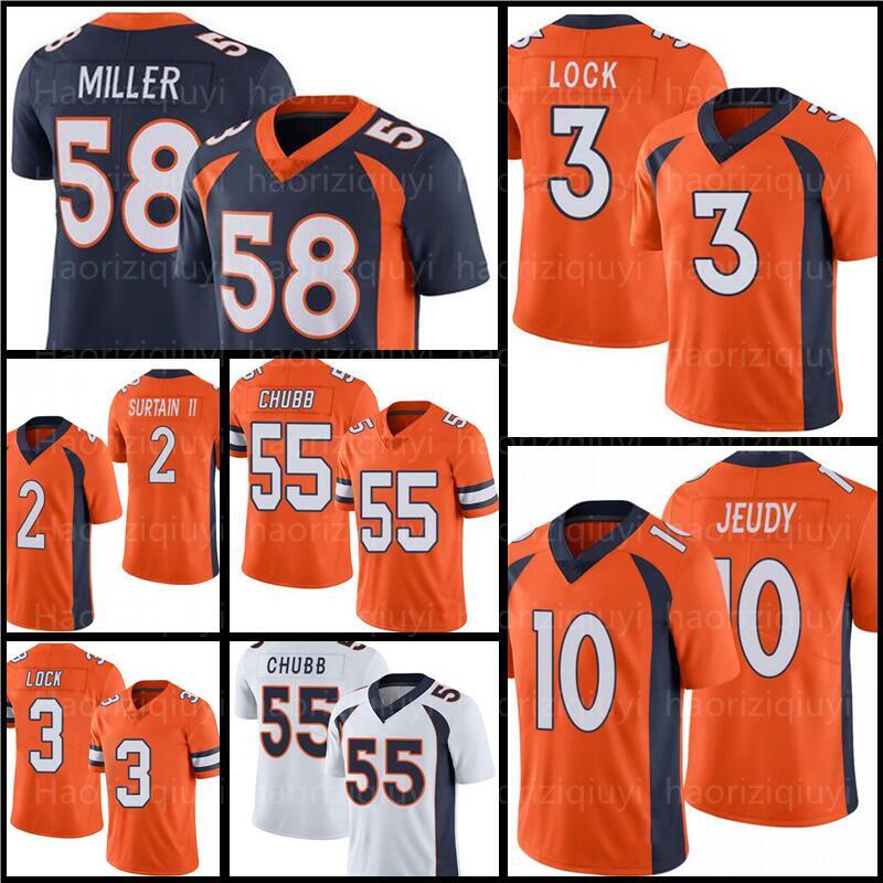 

2 Patrick Surtain II 58 Von Miller Jerseys DenverBroncosFootball 10 Jerry Jeudy 18 Peyton Manning 3 Drew Lock Melvin Gordon III 25 Javonte Williams Chubb, As