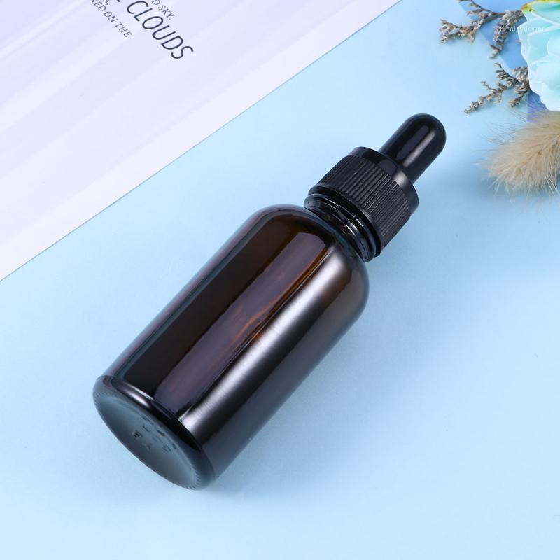 

Storage Bottles & Jars 30ml Refillable Empty Amber Bottle With Dropper And Cap DIY Blends Supplies Tool Accessories Essential Oil Perfume Ar