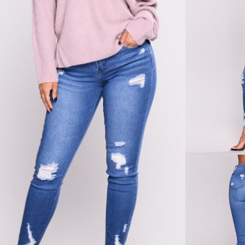 

Ladieshigh Taille Met Gaten Women Jeans In Elasticiteit En Kleine Voeten Sexy Casual Alle Seizoenen Broek Voor Vrouwen, Blue