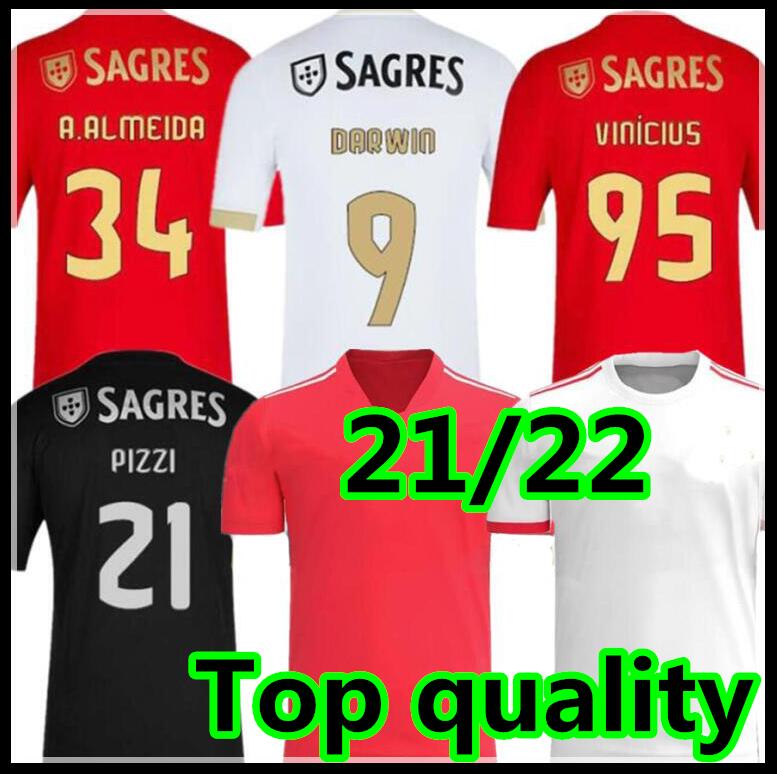 

2021 2022 PIZZI A.ALMEIDA soccer jerseys 20 21 22 WALDSCHMIDT SEFEROVIC TODIBO VERTONGHEN RAFA football shirt, Black;yellow