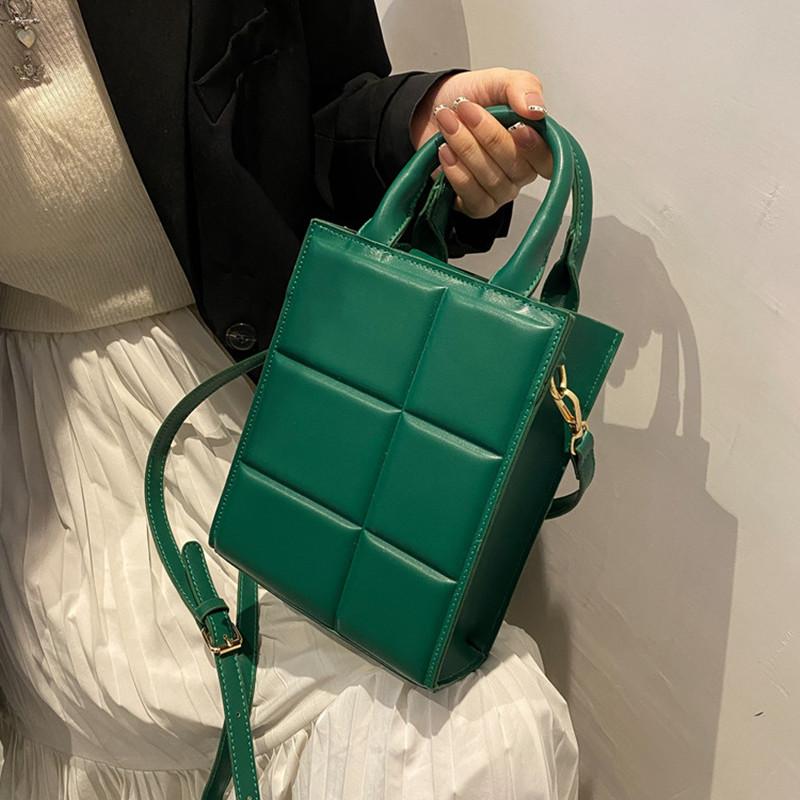 

Evening Bags Fashion Flap Totes And Handbags PU Leather Crossbody Women's Shoulder Bag Ladies Green Black Sac A Main Messenger