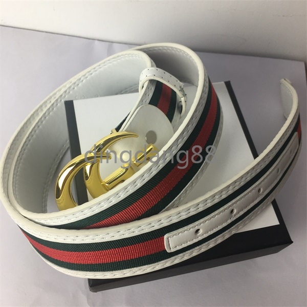 

2022 Fashion Big Buckle Genuine Leather Belt NO Box Designer GG&#13men Women High Quality Mens Belts And Box, Black;brown