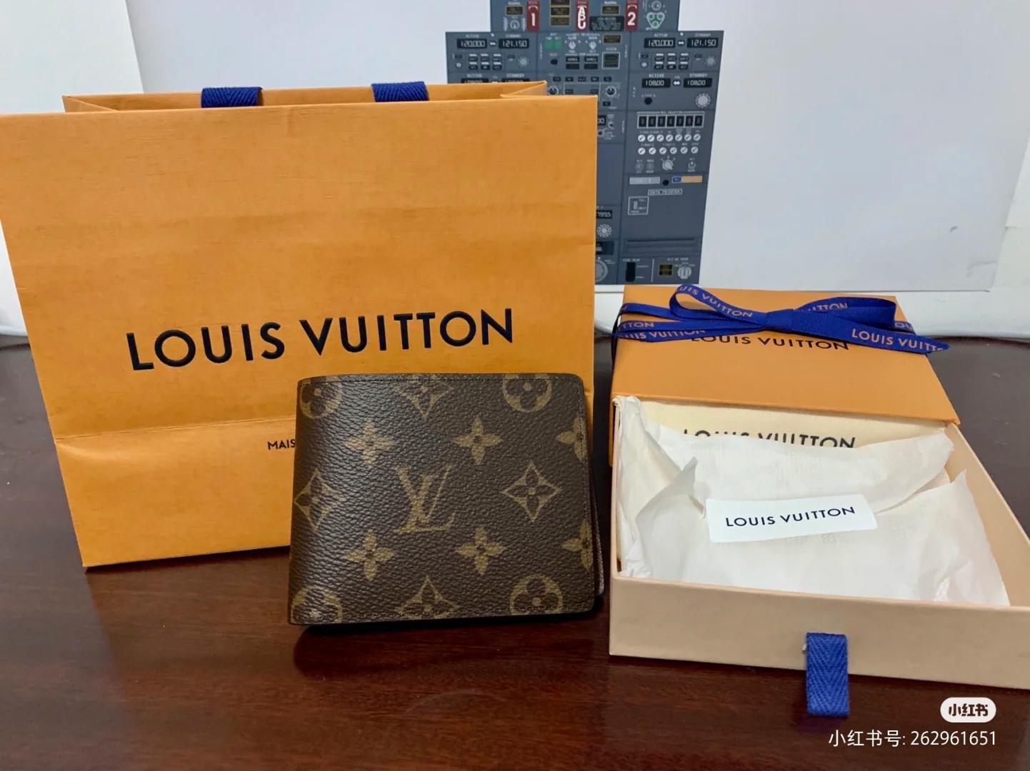 

LV LOUIS BAG VITTON designer Paris plaid style mens wallet luxury men purse special multipleshort small bifold wallets with box, Red;black