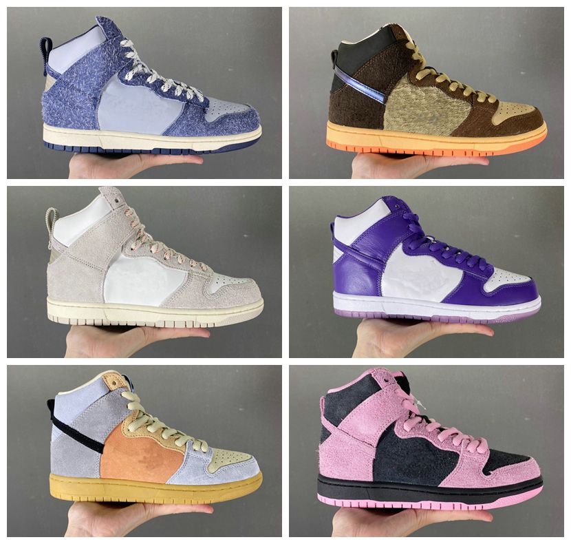 

2021 Casual Shoes For Men Women Authentic SB Designer High Strawberry Cough Purple Reverse Skunk triples Athletic Shoe University Red Spinach Magic Ember Size 12 13