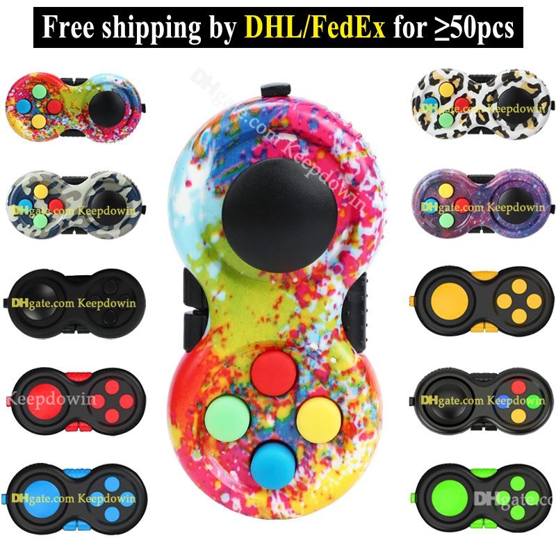 

Fidget Pad Controller Cube Sensory Silent Child Game Fidgets Toys Set Relief Stress Anxiety Depression for ADHD Autism Adults and Kids