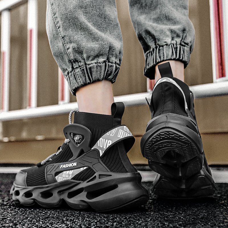 

2021 Men Running Shoes Black Yellow White fashion mens Trainers Breathable Sports Sneakers Size 39-46 ws