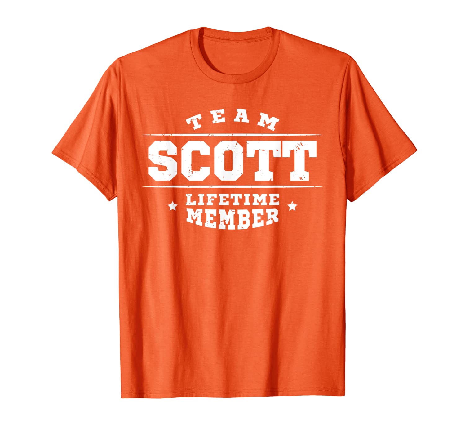 

team scott lifetime member gift shirt proud family surname t-shirt, White;black